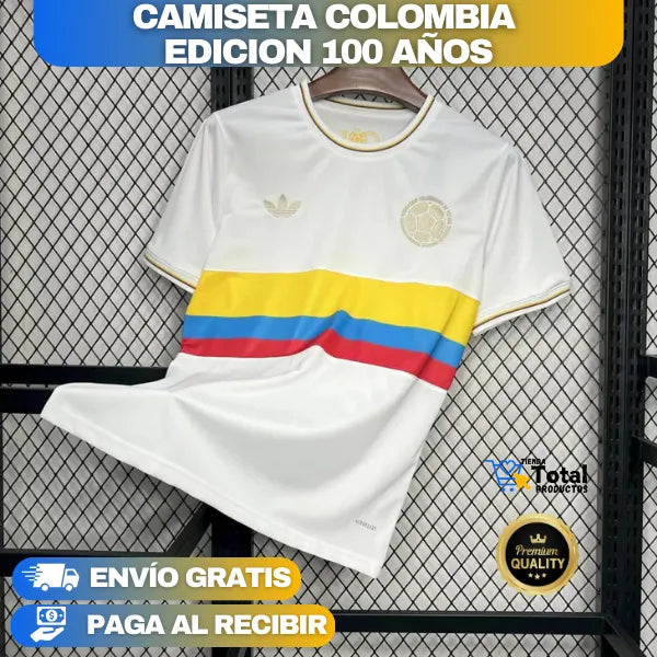 CAMISETA COLOMBIA 100 AÑOS - EDICION LIMITADA + Envío Gratis y Pago Contraentrega 🚚