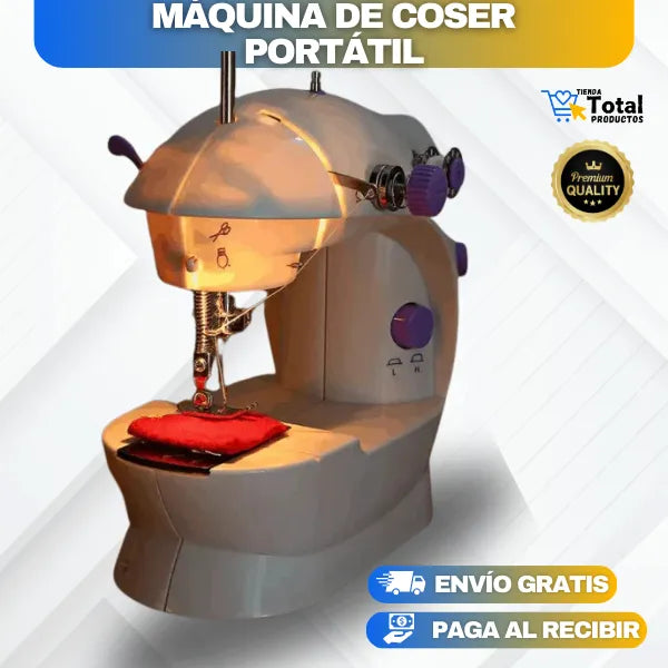 MÁQUINA DE COSER PORTÁTIL + REGALO + Envío Gratis y Pago Contraentrega 🚚