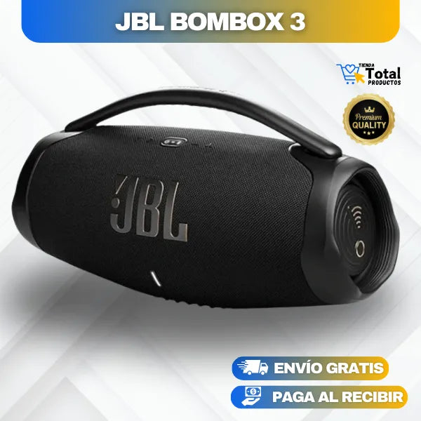 BOOMBOX 3 SUPER PREMIUM IMPORTADO 34cmx20cm ALTA POTENCIA + Envío Gratis y Pago Contraentrega 🚚
