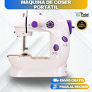 MÁQUINA DE COSER PORTÁTIL + REGALO + Envío Gratis y Pago Contraentrega 🚚