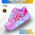 TENIS DE SONIC Y AMY ROSE CON LUCES + Envío Gratis y Pago Contraentrega 🚚
